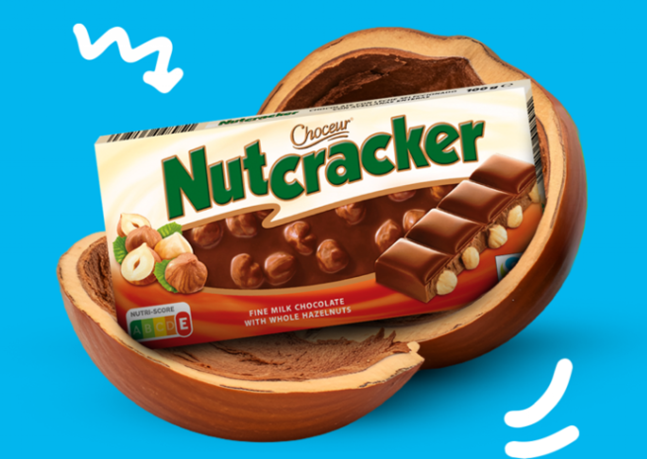 Czekolada Nutcracker zastępuje Orzechową w ramach globalnej harmonizacji marek własnych w ramach grupy spółek Aldi Nord