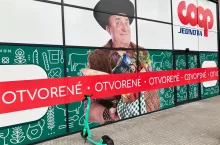 Supermarket Tempo w Braysławie, Coop Jednota (fot. Sebastian Rennack)