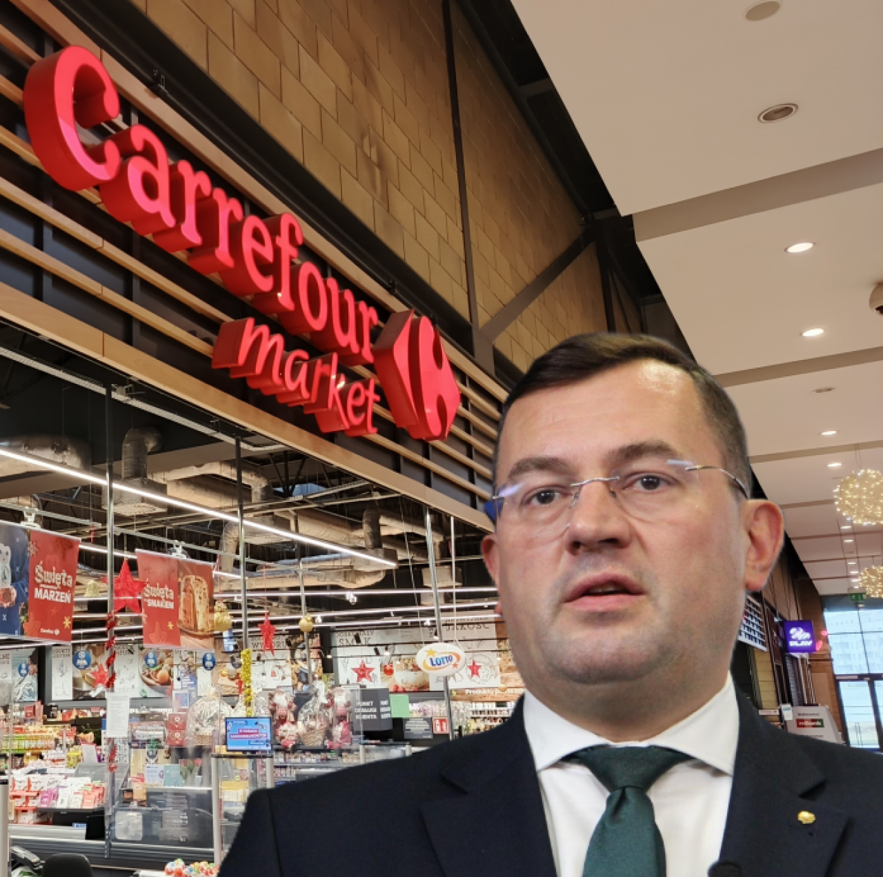 Minister rolnictwa Stefan Krajewski zapowiedział, że chce, aby Krajowa Grupa Spożywcza przejęła sklepy Carrefour Polska