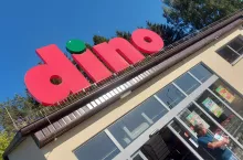 Sklep sieci Dino pod Lublinem