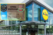 Lidl sprzedaje hiszpańską szynkę jako ”Produkt polski”. Gigantowi grozi 4 mld zł kary (Fot. Lidl Polska + X.com/Bartosz Czarniak)