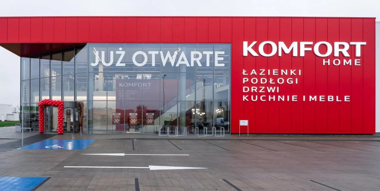 Sieć Komfort ma ponad 160 sklepów stacjonarnych (fot. materiały prasowe)