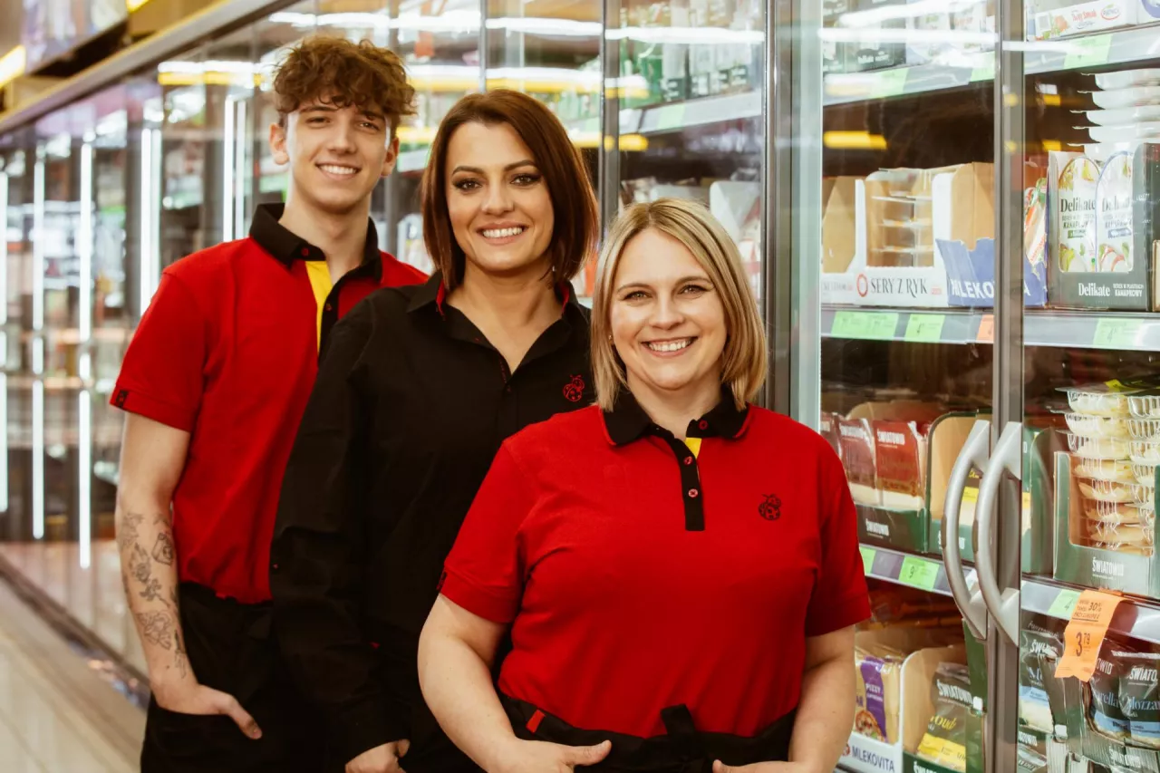 Pracownicy Biedronki (fot. Jmp)