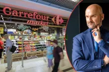 Rafał Brzoska radzi jak państwo może przejąć Carrefoura. ”Na handlu trzeba się znać” (fot. Carrefour + InPost)