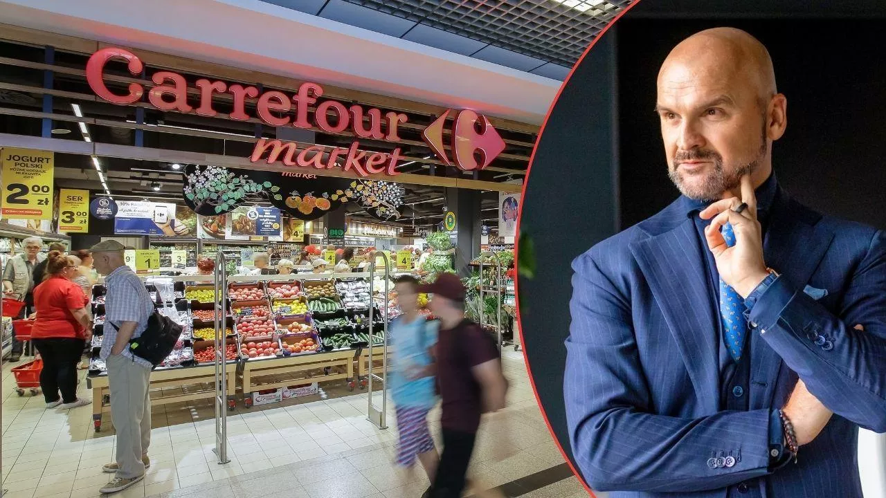 Rafał Brzoska radzi jak państwo może przejąć Carrefoura. ”Na handlu trzeba się znać” (fot. Carrefour + InPost)