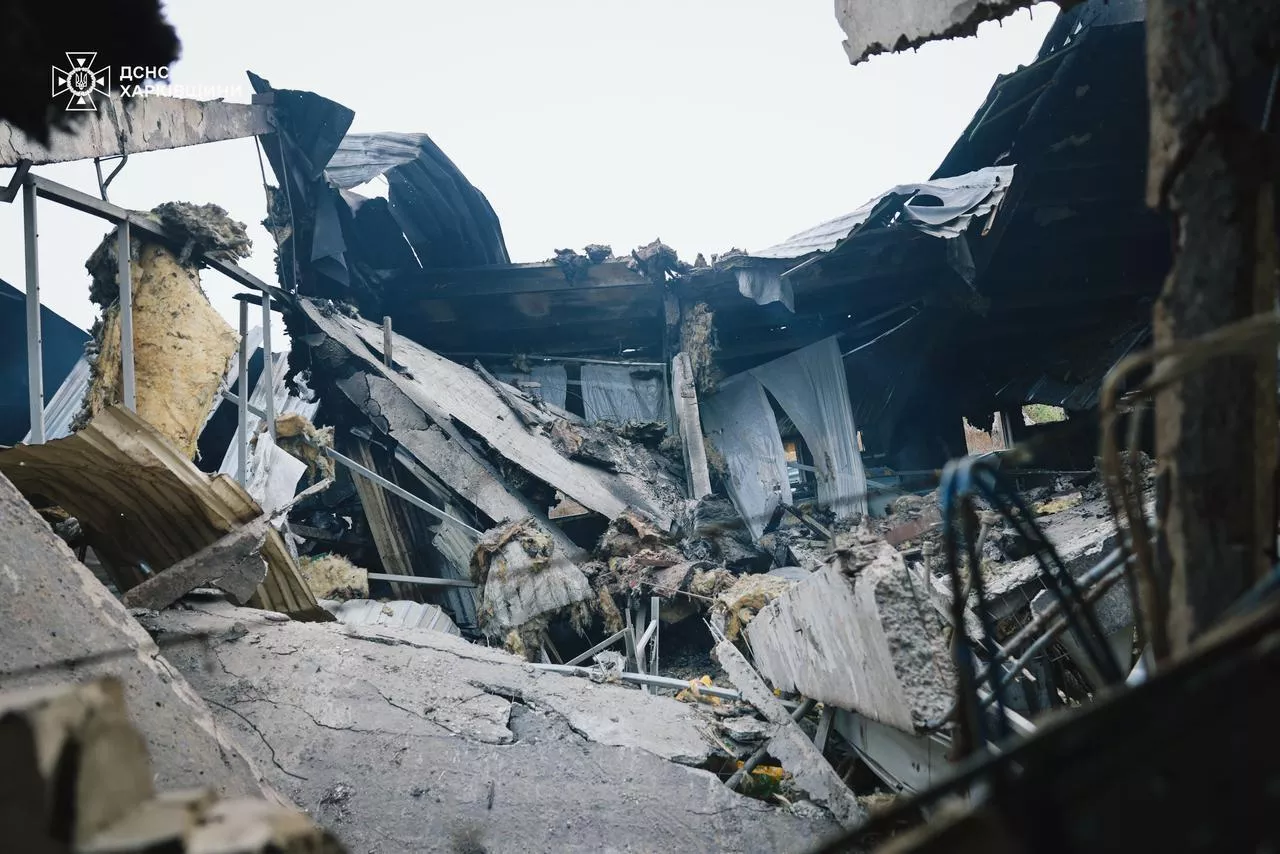 Skutki ataku dronów na ukraińską farmę świń