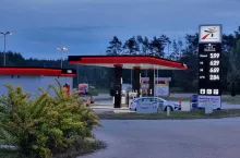 Stacja paliw Intermarche, w Zielonej Górze.