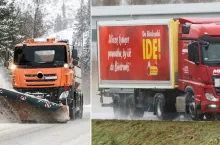 Zima atakuje handel. Biedronka, Lidl i Żabka walczą z paraliżem dostaw (fot. Canva + Shutterstock)