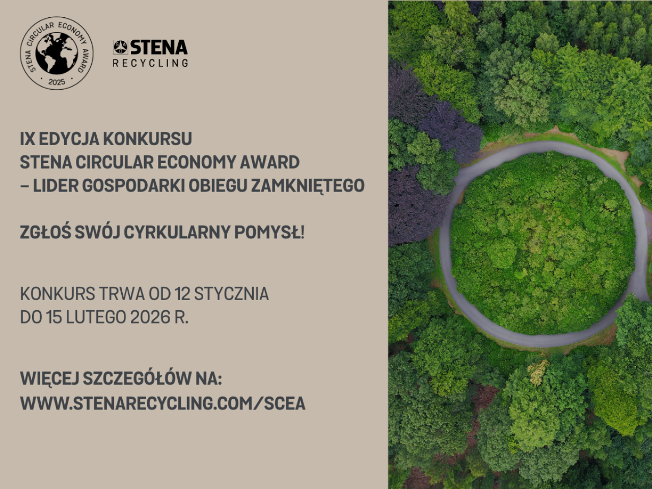 Startuje IX edycja konkursu Stena Circular Economy Award – Lider Gospodarki Obiegu Zamkniętego