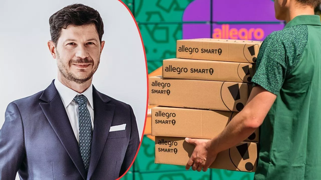 Sąd staje po stronie Allegro. Co dalej ze zmianami w dostawach Allegro Smart? (Po lewej Marcin Kuśmierz, prezes Allegro) - fot. Allegro