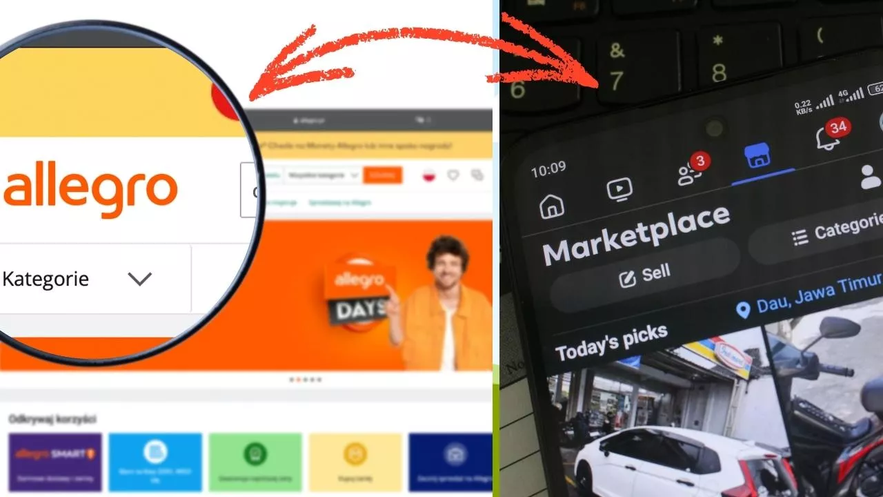 Allegro Lokalnie oraz Facebook Marketplace nawiązują współpracę, której celem jest zwiększenie zasięgu ofert i ułatwienie sprzedaży w segmencie C2C (fot. shutterstock/canva)