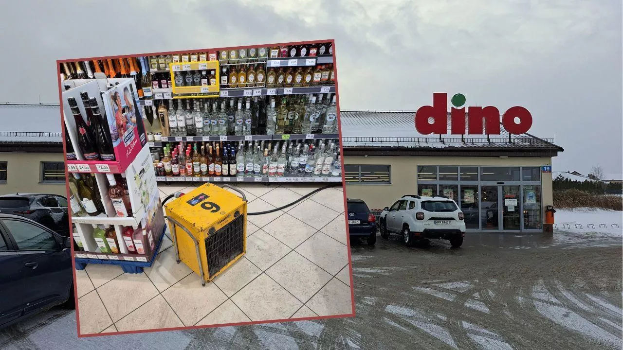 Przenikliwe zimno w Dino. PIP zamyka sklepy: „Tylko 3,2 stopnia przy kasie” [NASZ NEWS]