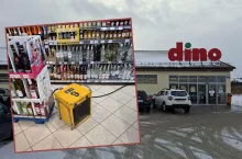 PIP potwierdza niskie temperatury w 80 sklepach Dino (fot. Wiadomoscihandlowe.pl + Haldir_Zero/X.com)