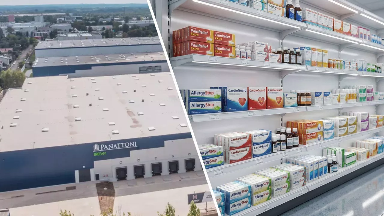 Grupa Olmed konsoliduje logistykę e-commerce w City Logistics Łódź VI. Nowa powierzchnia 9 500 m kw. pozwoli na szybszą obsługę zamówień z platform aptekaolmed.pl i drogeriaolmed.pl (fot. Canva/Panattoni)