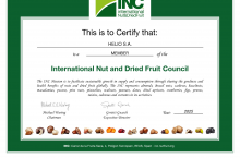 HELIO S.A. w elitarnym gronie liderów światowego rynku. Spółka oficjalnym członkiem International Nut and Dried Fruit Council (INC)