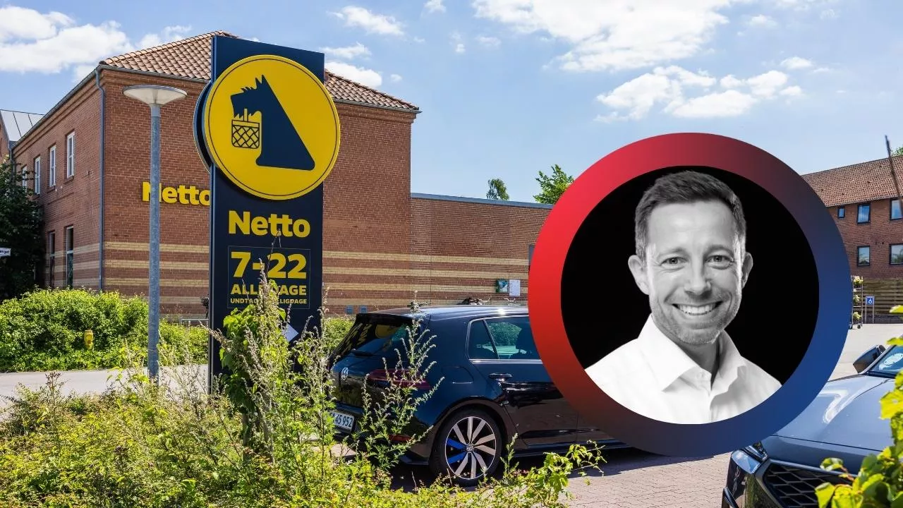 Na zdjęciu Thomas Børglum Jensen, nowy CFO właściciela sieci Netto (fot. shutterstock/mat. prasowe)
