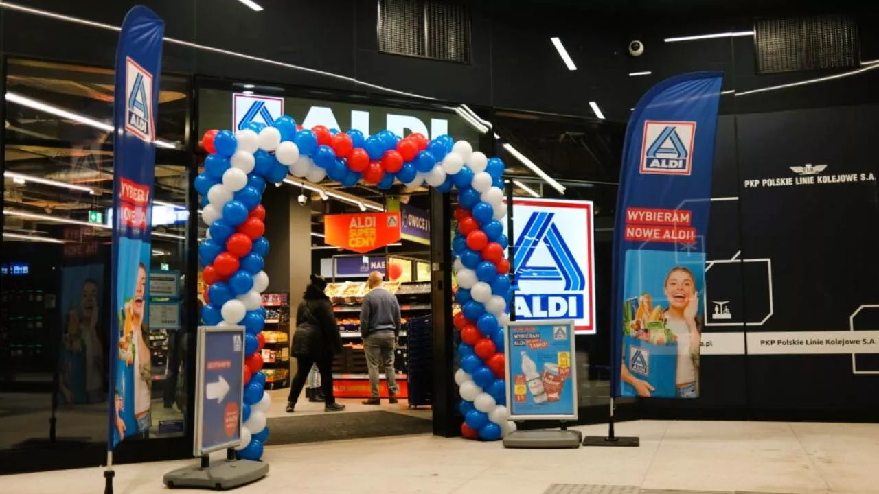 ALDI otworzyło swój pierwszy sklep w przestrzeni dworcowej (fot. mat. prasowe)