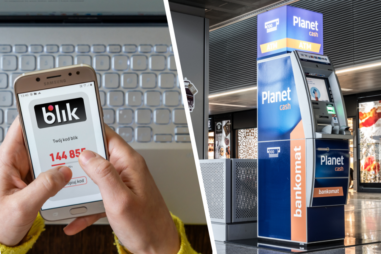 Ograniczenia wypłat Blikiem w bankomatach Planet Cash (fot. Shutterstock)