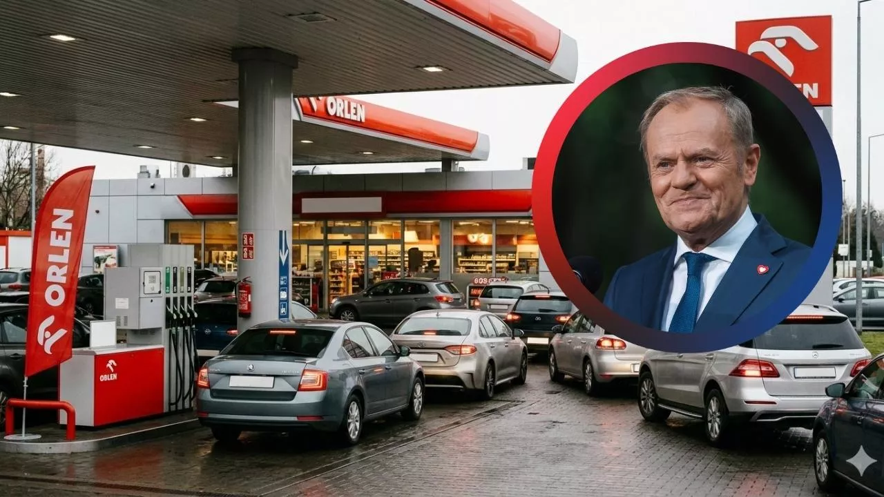 Kolejki na stacjach paliw. Orlen i Tusk uspokajają kierowców: paliwa nie zabraknie