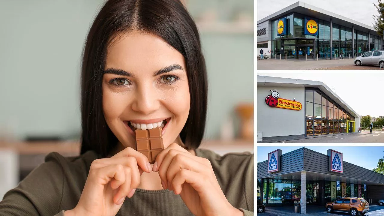 Wysokie ceny kakao zmieniają półki z czekoladą. Tak reagują Lidl, Aldi i Biedronka (Fot. Canva + Shutterstock + materiały prasowe)