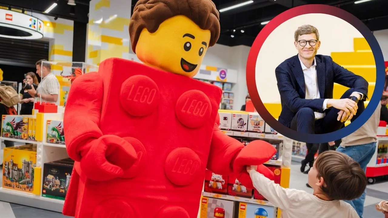 Na zdjęciu Niels B Christiansen, CEO Grupy LEGO (fot. mat. prasowe)