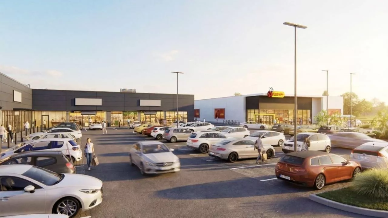 Jelcz-Laskowice zyska duże centrum handlowe. Tak ma wyglądać w rzeczywistości (fot. Smart Park/RGL)