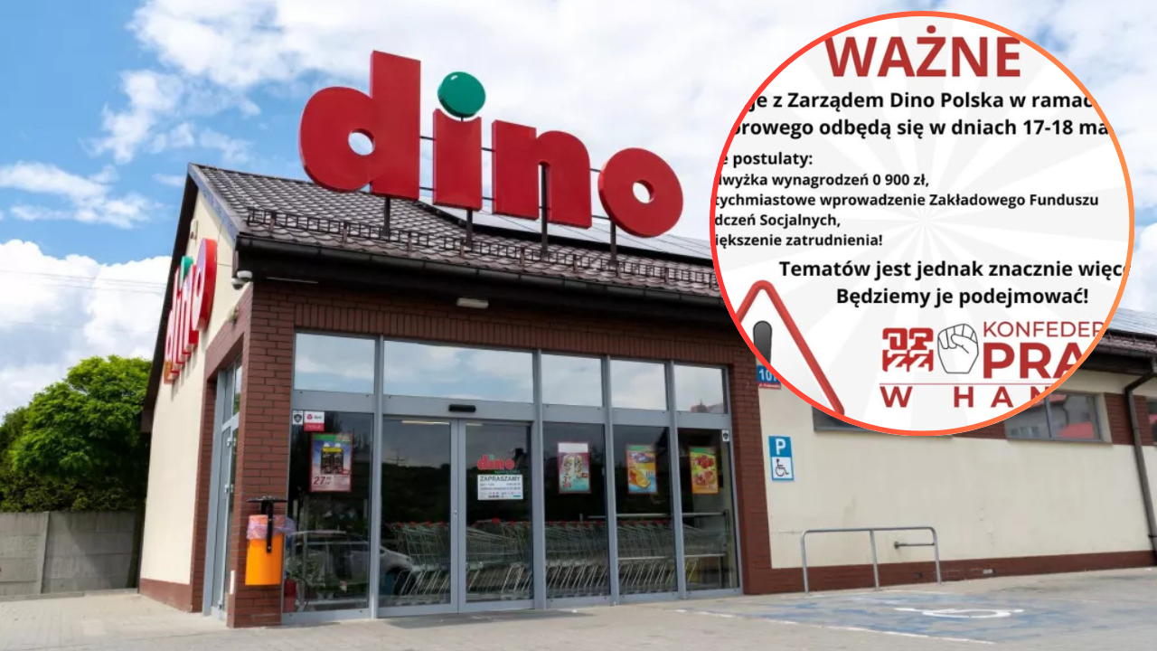 Eskaluje sytuacja w sieci Dino (Fot. Dino Polska)