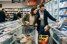 Wg raportu FRoSTy, co dziesiąta rodzina wydaje na żywność ponad 3 tys. złotych miesięcznie (Ilustracja stworzona przy pomocy AI)