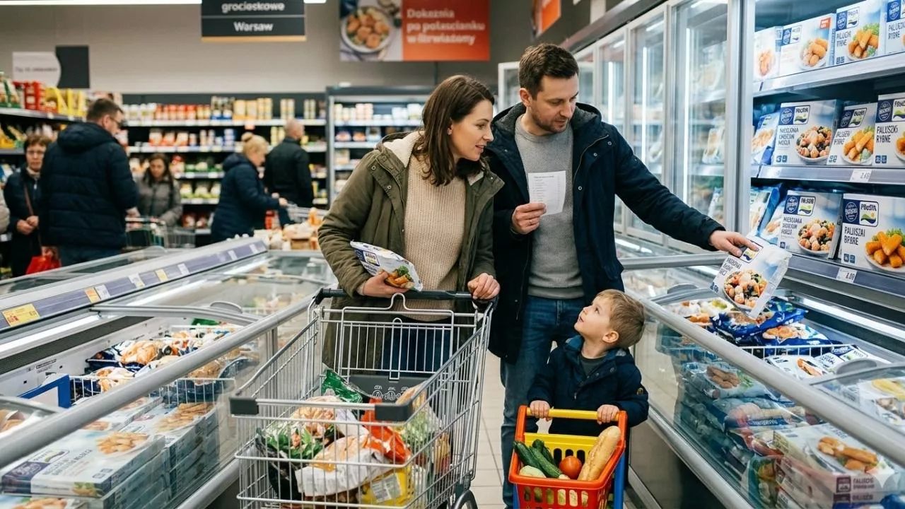 Wg raportu FRoSTy, co dziesiąta rodzina wydaje na żywność ponad 3 tys. złotych miesięcznie (Ilustracja stworzona przy pomocy AI)