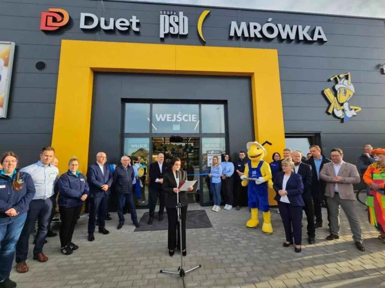 14 marca 2026 r. odbyło się uroczyste otwarcie marketu PSB Mrówka Czarne w nowej lokalizacji (fot. PSB Mrówka)