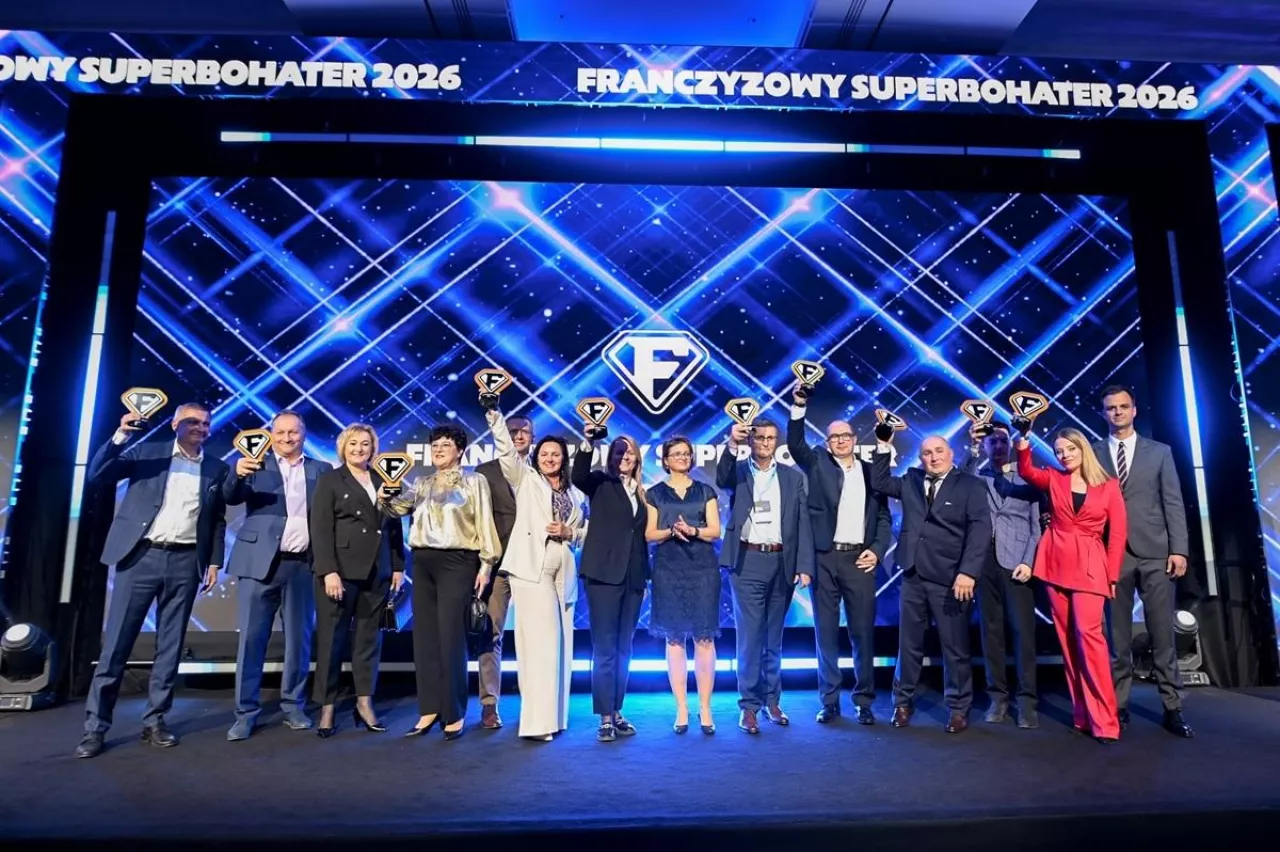 Laureaci konkursu Franczyzowy Superbohater 2026 (fot. wiadomoscihandlowe.pl)