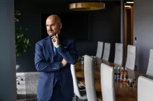 Rafał Brzoska, CEO firmy InPost (fot. Anna Liminowicz)