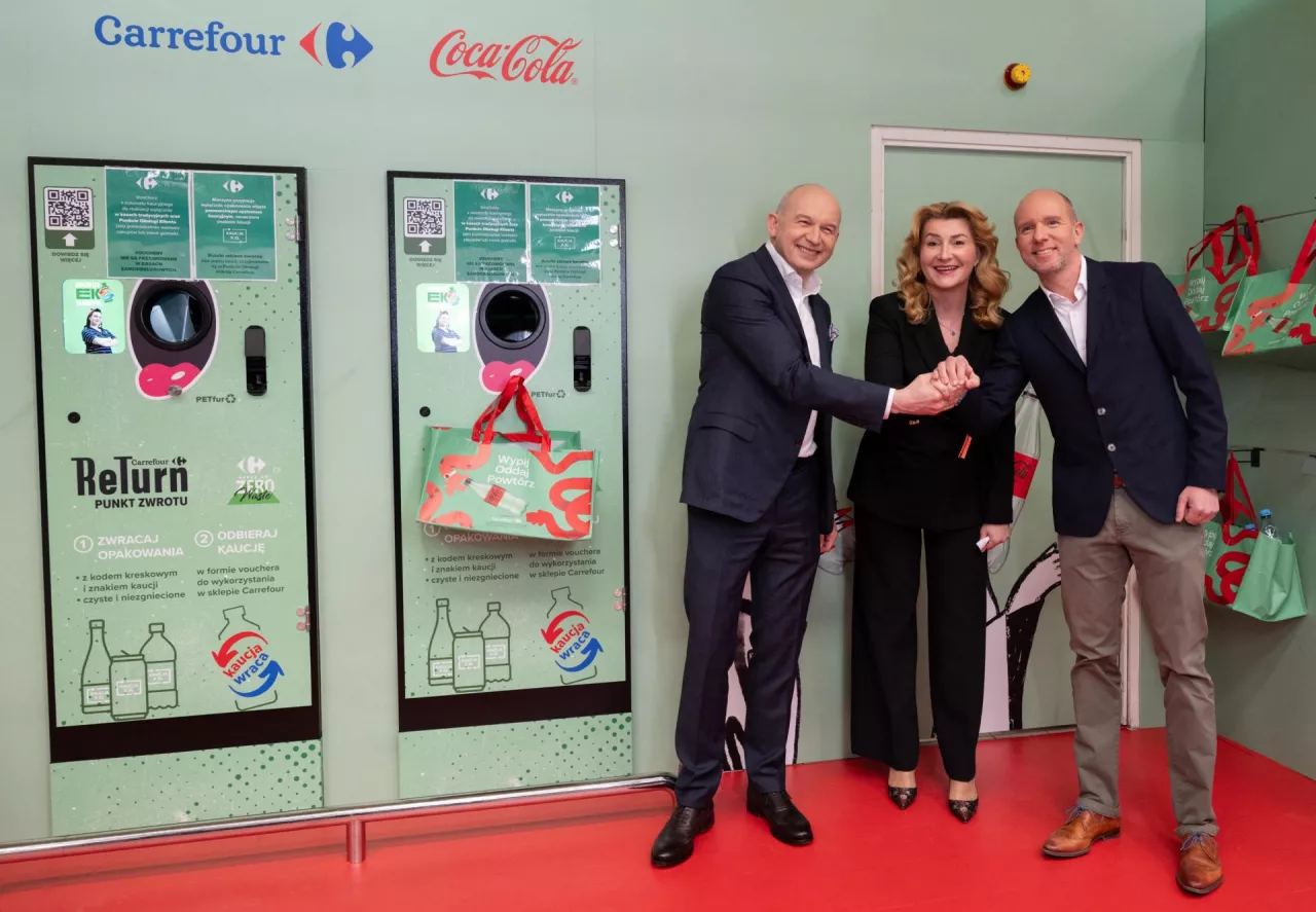 Tomasz Waligórski, prezes Carrefour Polska, Ruža Tomić Fontana – Dyrektorka Generalna, Coca-Cola HBC Polska i Kraje Bałtyckie, Tomasz Oth – Dyrektor Generalny, The Coca-Cola Company Polska