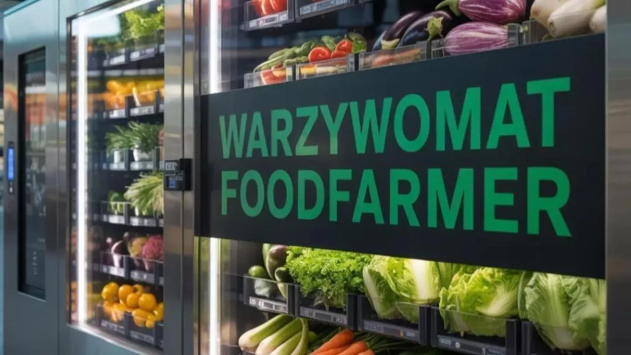 Warzywa 24h prosto od rolnika. FoodFarmer z pierwszym automatem w Warszawie
