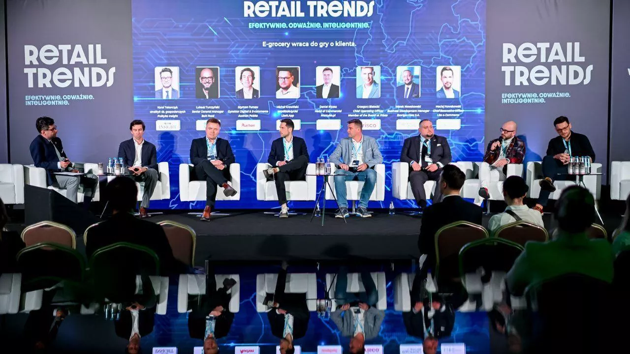 Rynek e-grocery w Polsce – wzrost, wyzwania i trendy. Debata podczas Retail Trends 2026 (fot. wiadomoscihandlowe.pl)