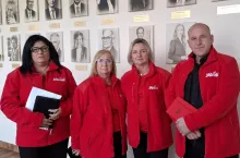 Strona związkowa w drodze na spotkanie z zarządem Biedronki (fot. NSZZ ”S”)