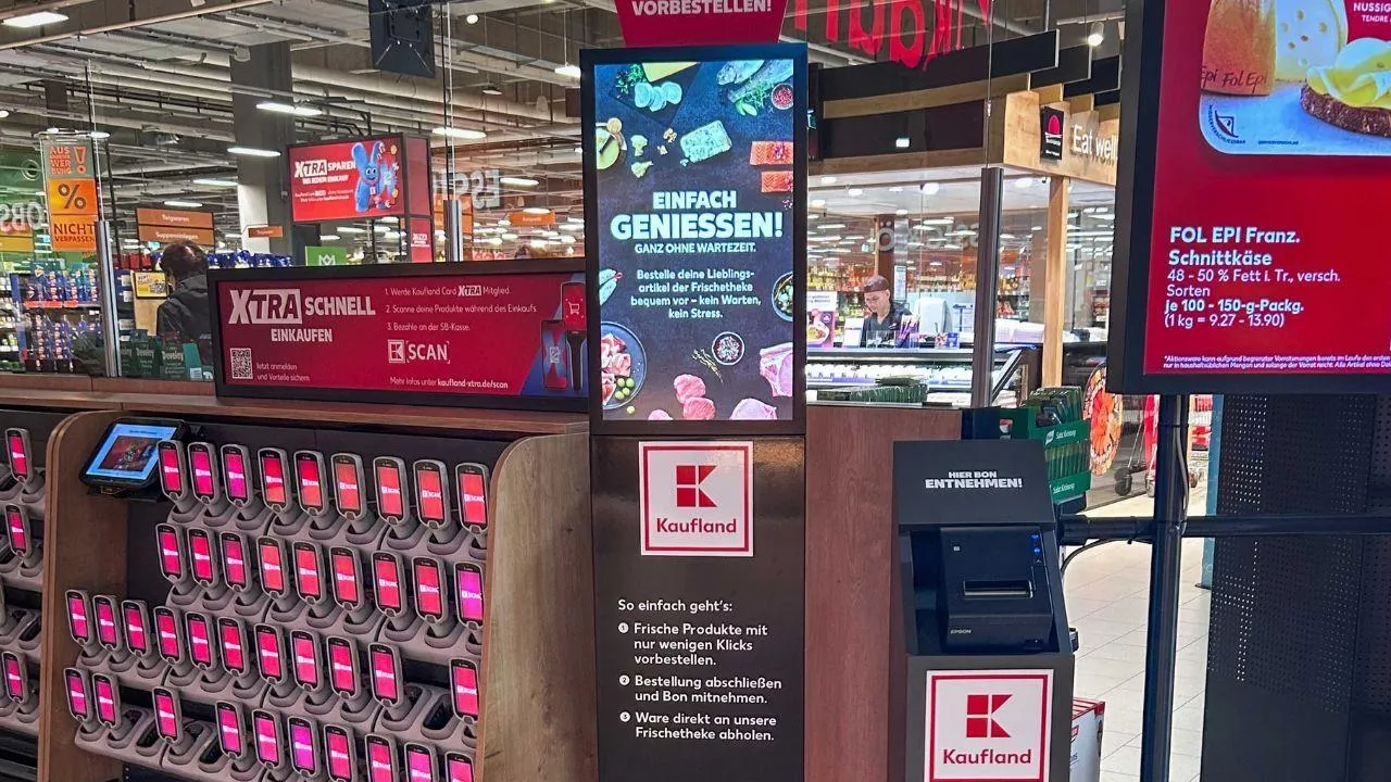 Kaufland testuje cyfrowe kioski. Koniec z kolejkami przy ladzie po ser i wędliny