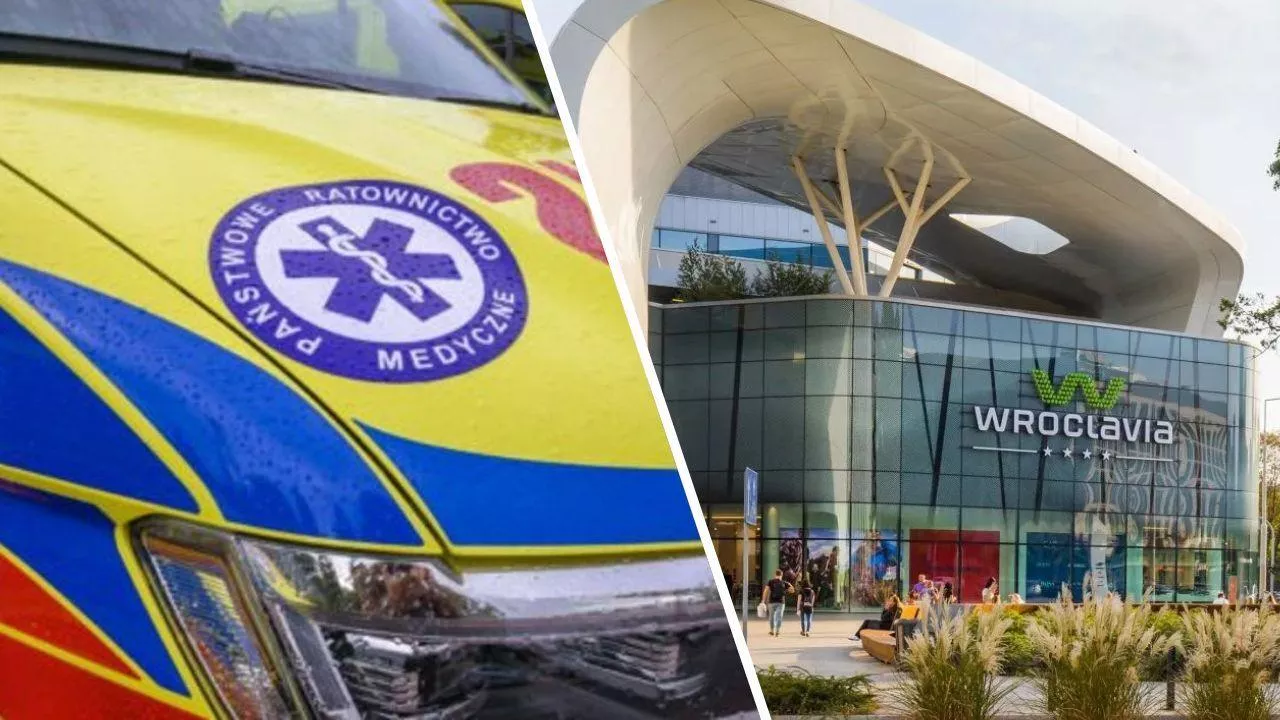Okoliczności wypadku w CH Wroclavia wyjaśnia policja pod nadzorem prokuratury (fot. gov.pl + Wroclavia)