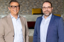 Lionel Souque, dyrektor generalny REWE Group (po lewej) i Telerik Shishmanov, dyrektor finansowy Grupy Rewe (fot. Rewe)