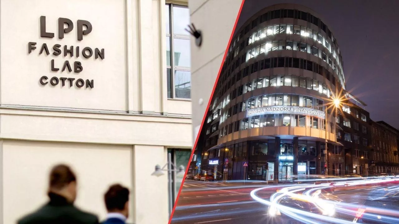 KNF nakłada 15 mln zł kary na LPP za błędy w raportach finansowych (fot. LPP + KNF)