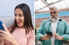 Pokolenie Z (po lewej) coraz częściej jest porównywane z Silversami (po prawej) - fot. Shutterstock