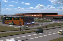 Wizualizacja parku handlowego w Bystrzycy Kłodzkiej pod marką Sekunda (fot. mat. prasowe)