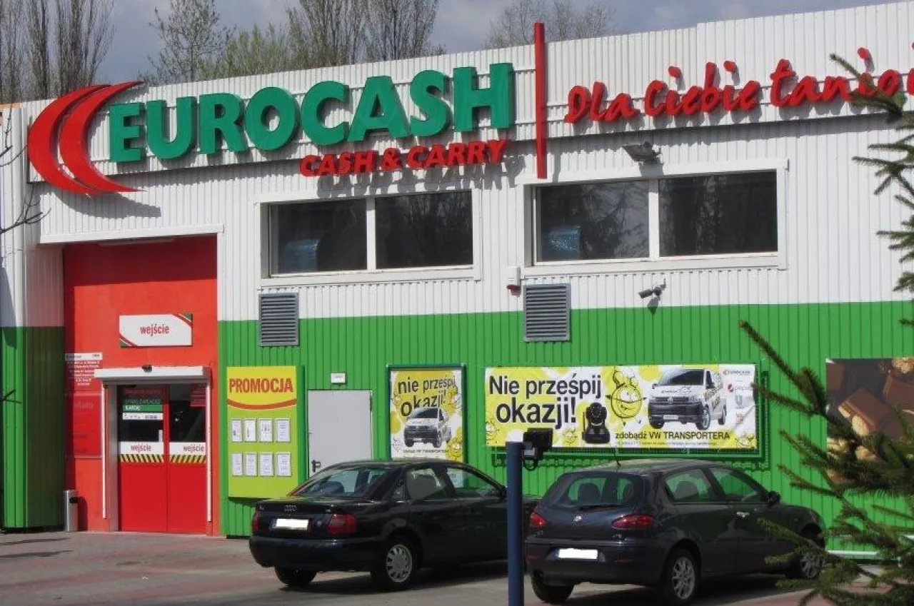 Na zdj. hala Eurocash Cash&amp;Carry w Łodzi