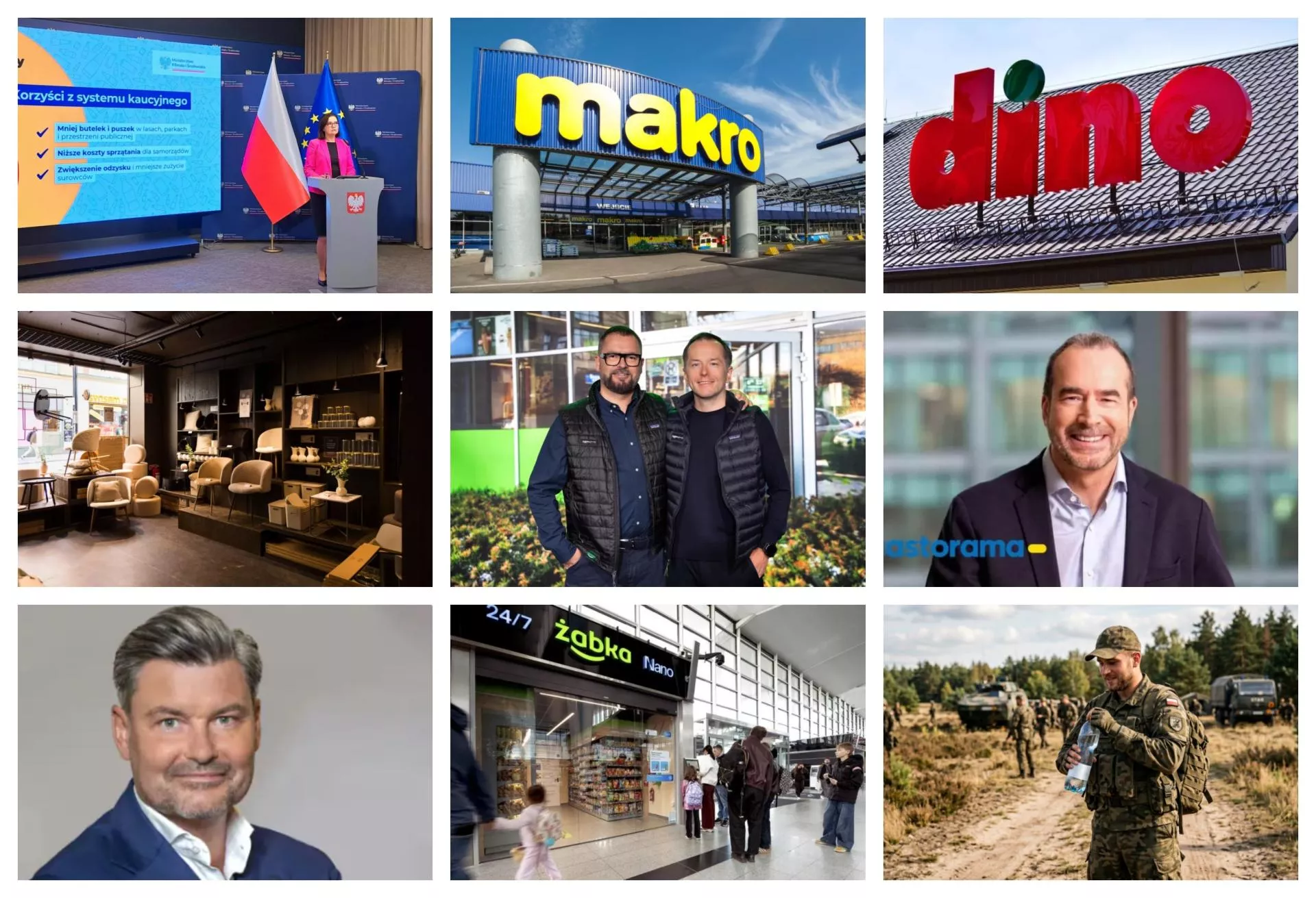 TOP10 tygodnia: Suchański, Krawczyk, Żabka, system kaucyjny, Dino, Søstrene Grene, Makro, Pepco, DHL, Castorama