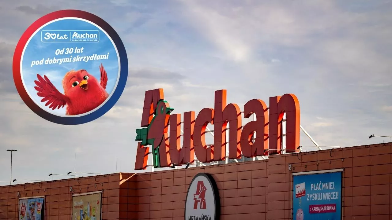 Auchan świętuje 30 lat w Polsce. Sieć stawia na Rudzika (fot. shutterstock, mat. prasowe)