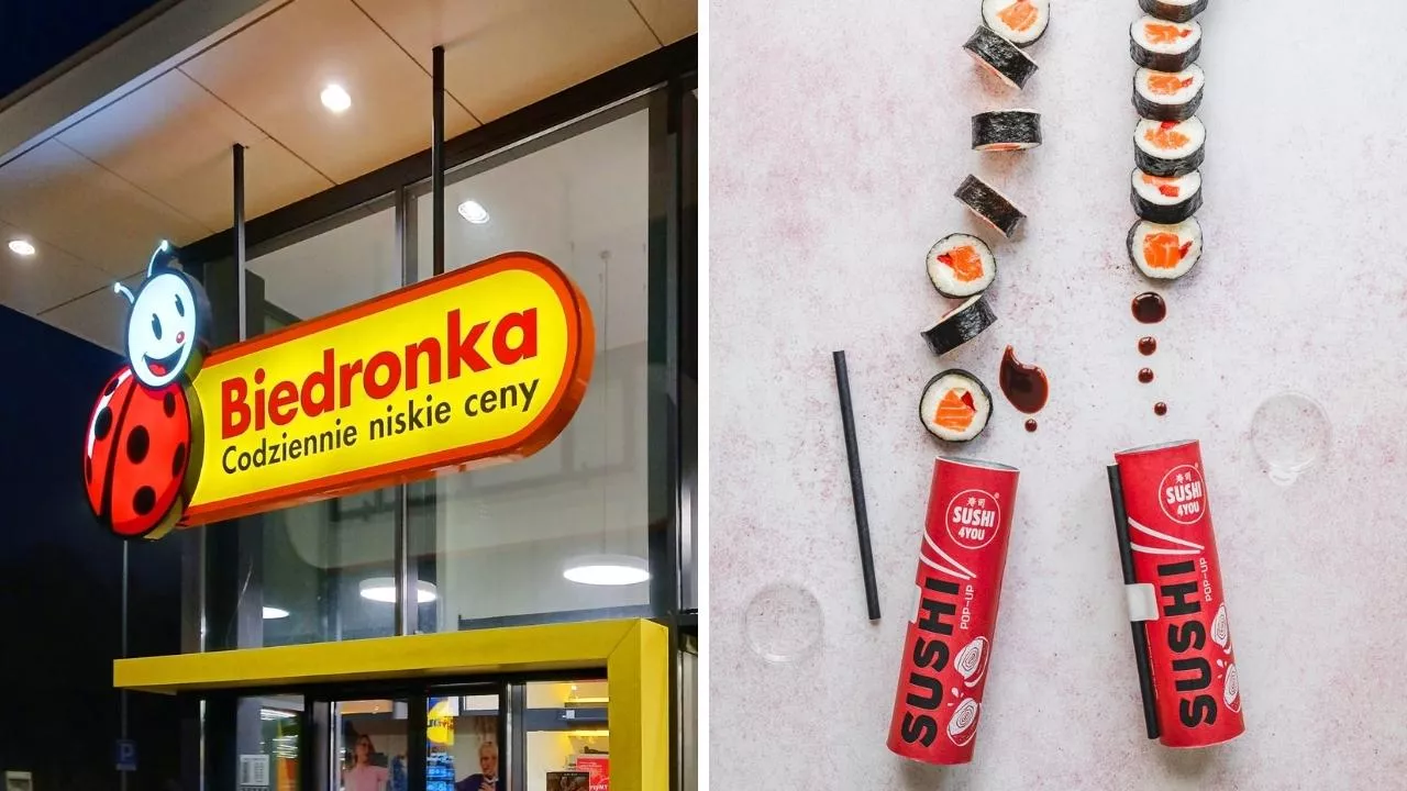 Sieć Biedronka wprowadza do sklepów sushi w tubie (fot. shutterstock/mat. prasowe)