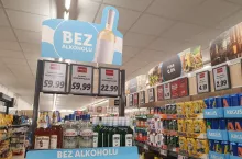 Lidl wprowadził w swoich sklepach strefy z trunkami bezalkoholowymi (fot. wiadomoscihandlowe.pl)