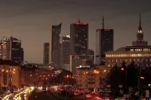 Warszawa nocą (fot. Pixabay)