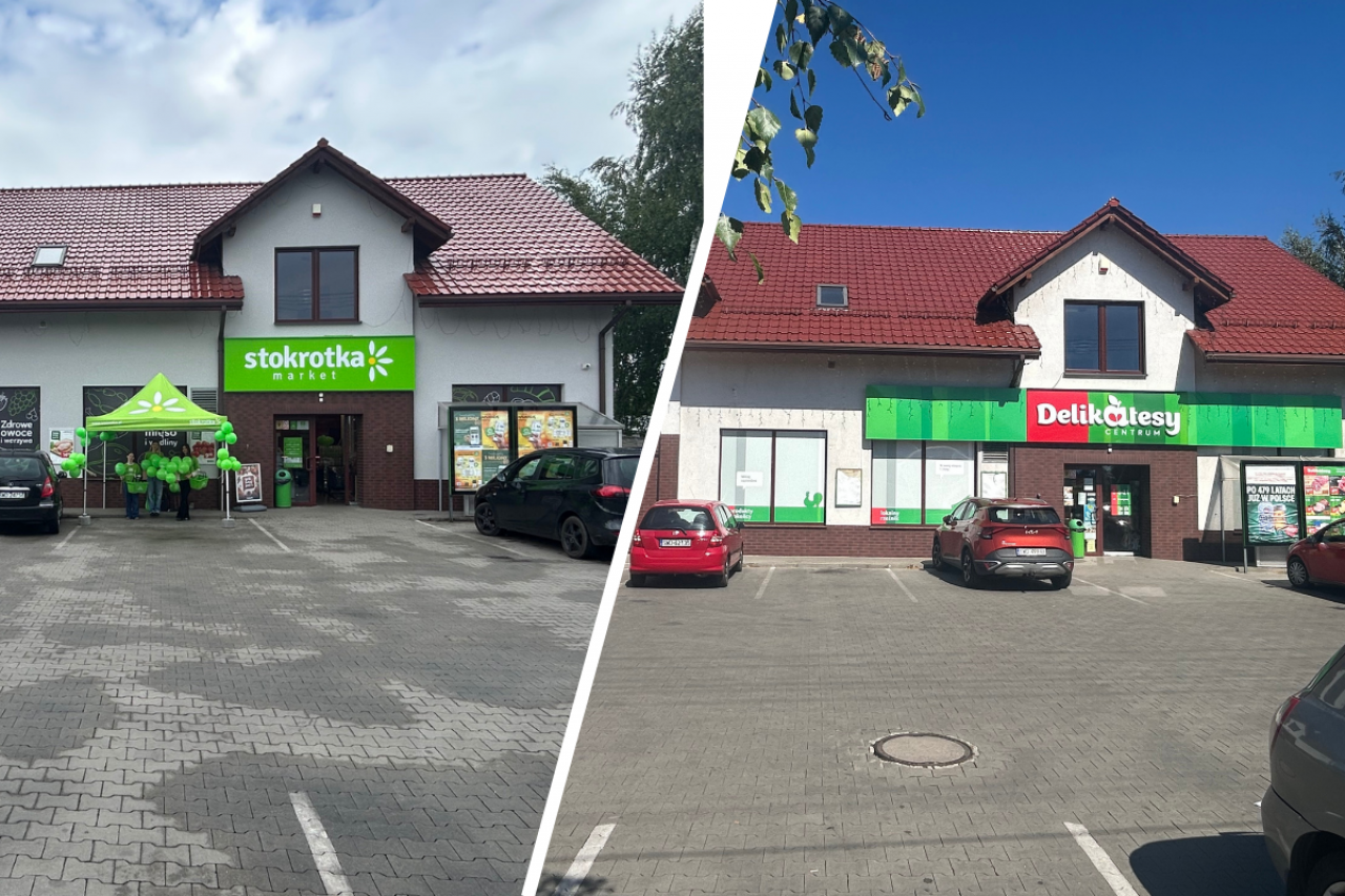 W Gołkowicach, w miejscu dawnych Delikatesów Centrum, otwarto sklep franczyzowy sieci Stokrotka (fot. Stokrotka)
