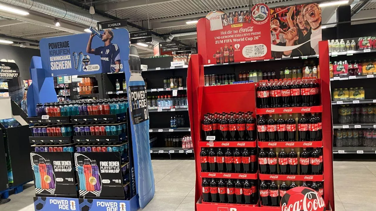 Piłkarskie emocje napędzają sprzedaż. Jak sieć Rewe wykorzystuje Mundial 2026 w sklepach? (fot. Sebastian Rennack)